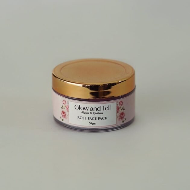 Glow and Tell Rose Face Pack